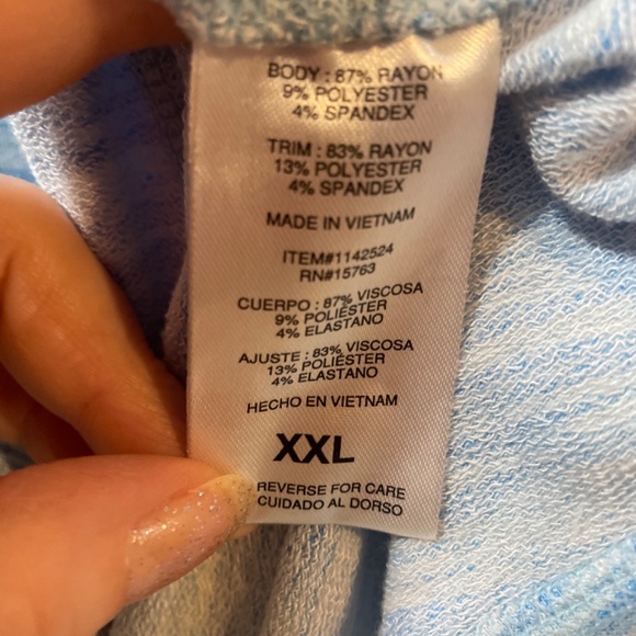 Women XXL Oversized Comfy Sweatshirt Activewear Jogging Workout Gym Casual Top- - Picture 6 of 6